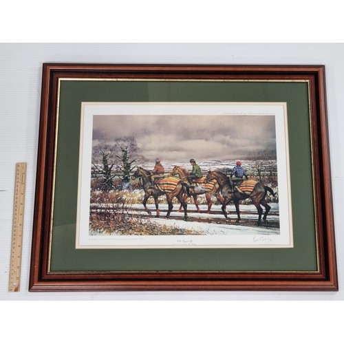 36 - Peter Curling: 'Well Rugged Up' (framed colour print) H: 57cm X W: 72cm