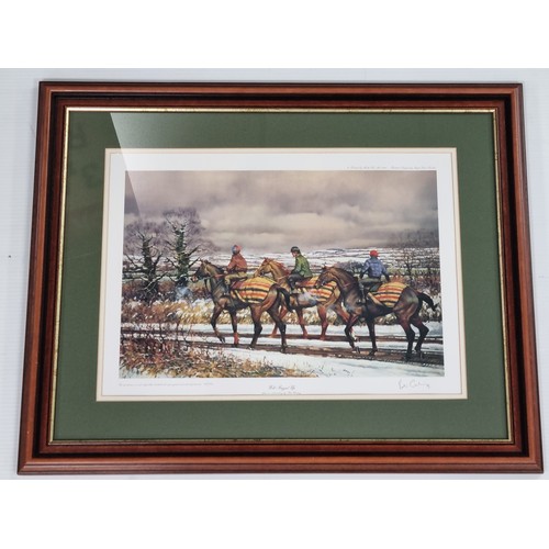 36 - Peter Curling: 'Well Rugged Up' (framed colour print) H: 57cm X W: 72cm