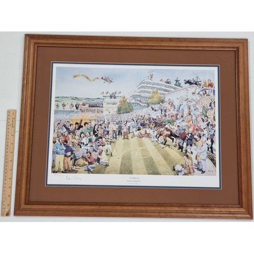 35 - Peter Curling: ‘ISTABRAQ – “A True Champion”’ signed limited-edition print  280/750H: 55cm X W: 68cm