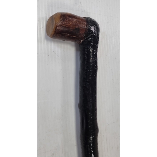 10 - Blackthorn wood walking stick