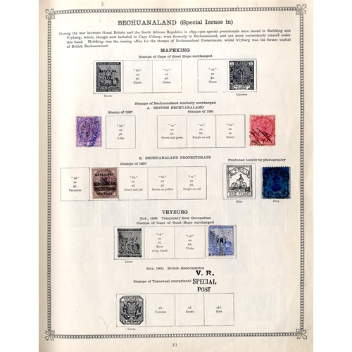 105 - ALL WORLD collection housed in an Old Ideal album (4th Edn) covering the period 1840-1910 incl. M & ... 