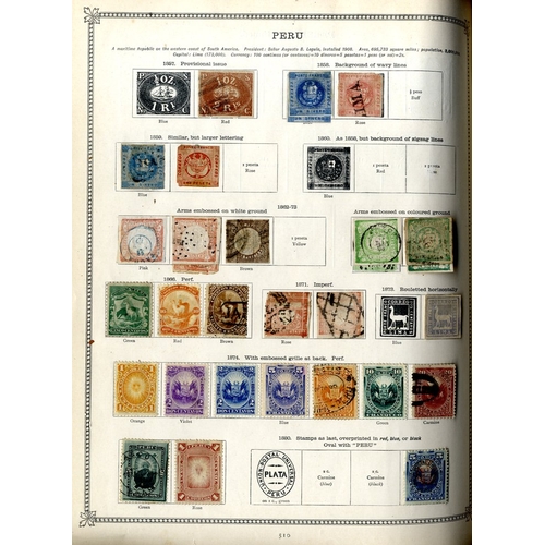 105 - ALL WORLD collection housed in an Old Ideal album (4th Edn) covering the period 1840-1910 incl. M & ... 