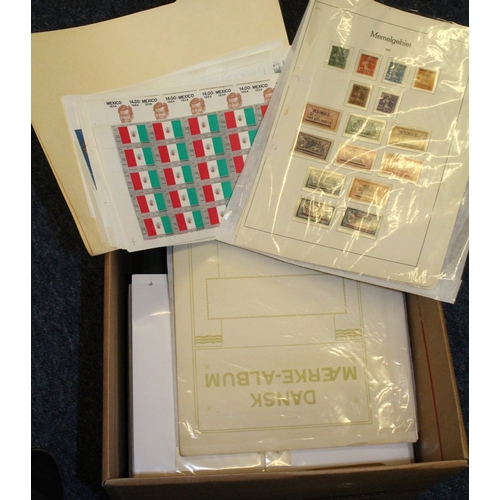 109 - FOREIGN various collections housed in a carton, noted - China (modern) stamps & covers in two albums... 