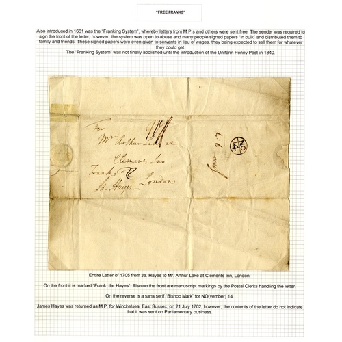 1398 - LONDON 1780-1847 range of covers addressed outside the capital with variety of charges and marks inc... 