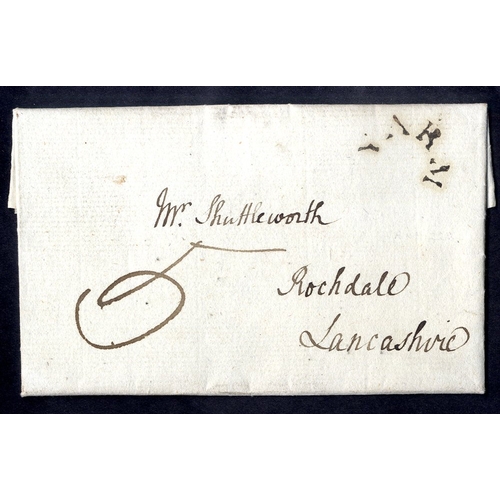 1404 - YORKSHIRE - YARM collection housed in a multi ring album commencing with 1781 s/line YARM, 1796 Yarm... 