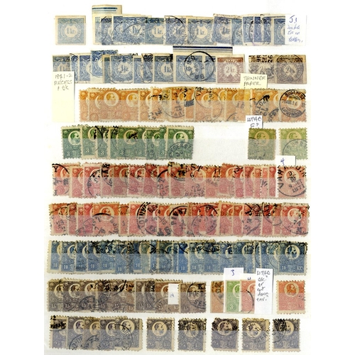 166 - HUNGARY duplicated ranges from 1868-1940's housed in four stock books incl. both M & U, some blocks ... 