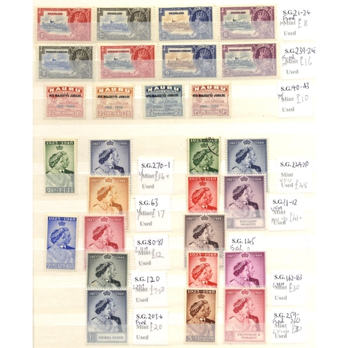 107 - BRITISH COMMONWEALTH mainly M (fewer FU) ranges of sets, short sets + singles in a stock book incl. ... 