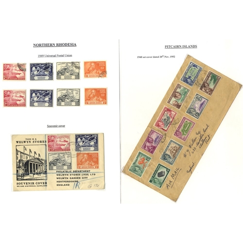 198 - 1937 Coronation, 1946 Victory & 1949 UPU collection of M & U sets, covers & FDC's neatly presented o... 