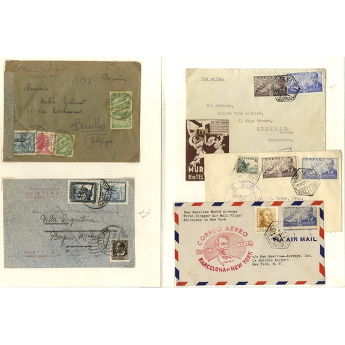 205 - AUTOGYRO collection of stamps & covers mainly Spanish issues from 1939 Air set + couple of double pr... 