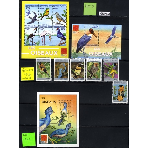 208 - BIRDS substantial collection of birds on stamps A-Z all world ranges housed in 56 albums incl. full,... 