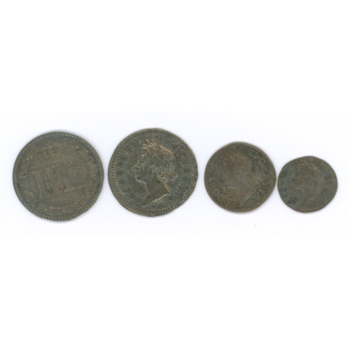 1356 - 1686 James II maundy set, VF to GVF, nice matching tones. S3418.