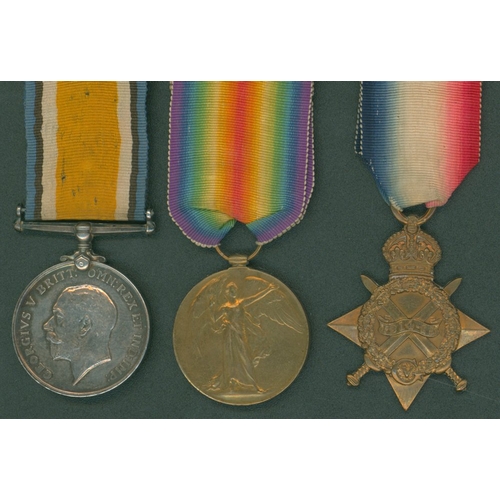 152 - Trio - 1914/15 Star, BWM & Victory to 120367 Pnr. E. Nelson, R.E, Royal Engineers, silver wound badg... 