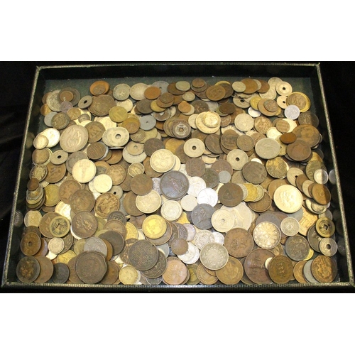 1534 - World coins - miscellaneous accumulation, mixed grades. (638)