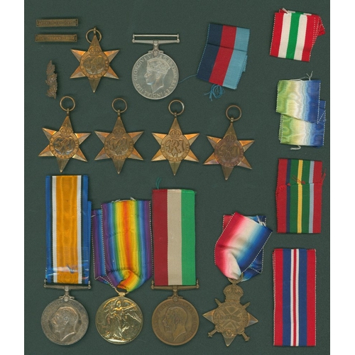 175 - Group of ten plus M.I.D group of four - 1914/15 Star plus BWM & Victory with Mercantile Marine Medal... 