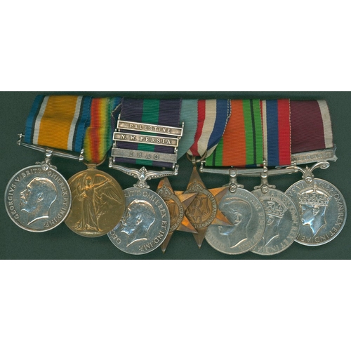 178 - Group of eight - pair BWM & Victory to 5-2483 Pte. H. Forth, North'd Fus, General Service Medal Geo ... 