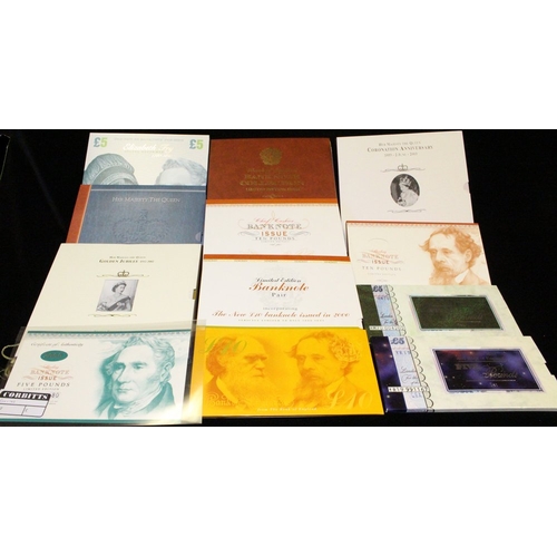 278 - Royal Mint banknotes, range of £5, £10, £20 & £50 each in its original presentation folder. Comprisi... 