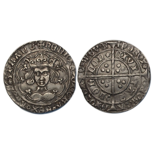 466 - Groat, rosette mascle issue (1430-31), London, a bold GVF. S1858.