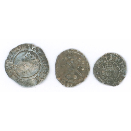 467 - Penny, Annulet issue, Calais, fine, another clipped VF, and a halfpenny, London, VF. S1845, S? & S18... 