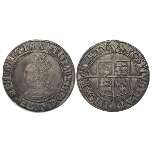 486 - Shilling, second issue (1560-61) mm Martlet, bust 3C, VF or perhaps a little better, round and evenl... 