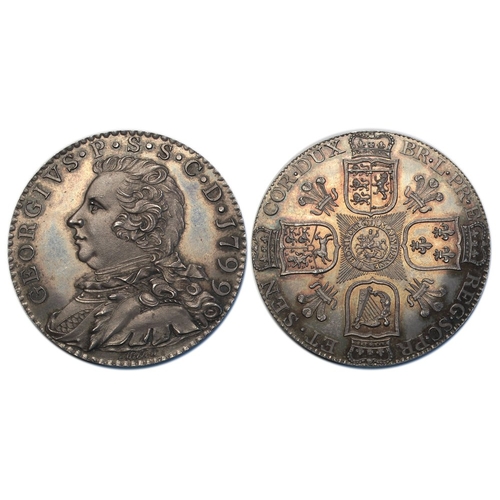 601 - 1799 pattern proof halfcrown in silver, diameter 33mm, for Colonel W. Fullarton by M. Young after J.... 