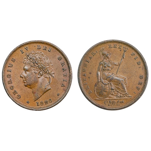 701 - 1826 penny, almost EF, S3823.