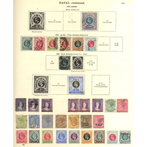 104 - NEW IDEAL ALBUM VOLUME I - BRITISH EMPIRE 1840-1936 M & U collection in mixed condition, noted Austr... 