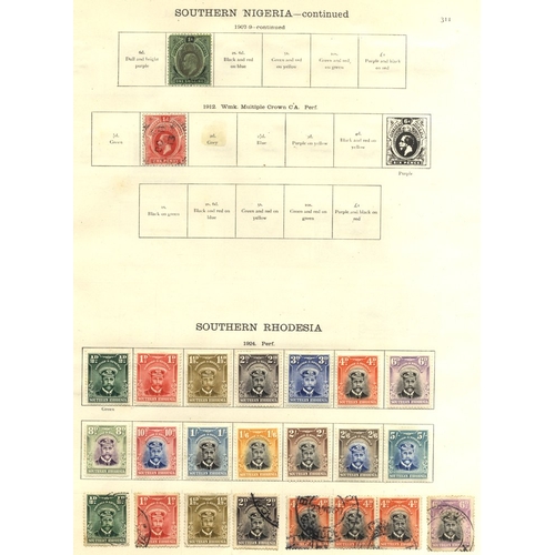 104 - NEW IDEAL ALBUM VOLUME I - BRITISH EMPIRE 1840-1936 M & U collection in mixed condition, noted Austr... 