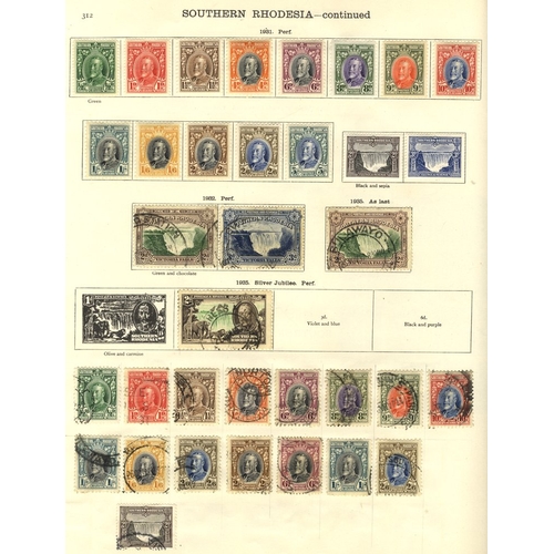 104 - NEW IDEAL ALBUM VOLUME I - BRITISH EMPIRE 1840-1936 M & U collection in mixed condition, noted Austr... 