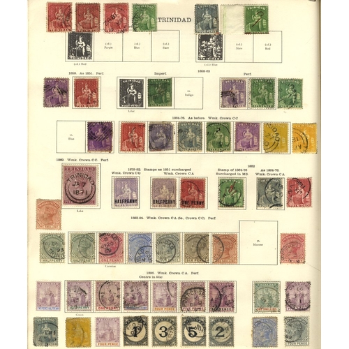 104 - NEW IDEAL ALBUM VOLUME I - BRITISH EMPIRE 1840-1936 M & U collection in mixed condition, noted Austr... 