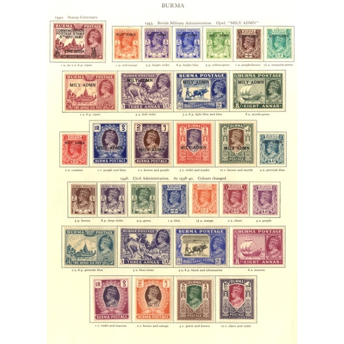 106 - KING GEORGE VI predominantly mint (95%) collection of approx. 3000 stamps within the printed album (... 