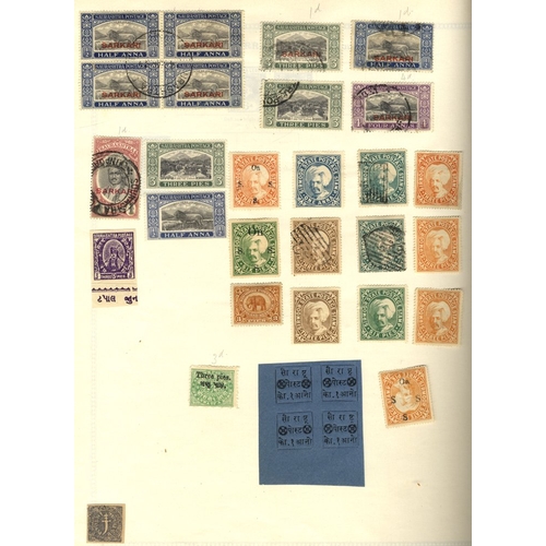 120 - BRITISH COMMONWEALTH collection in an Ideal printed album Vol. 1 with spaces for issues to 1912 incl... 