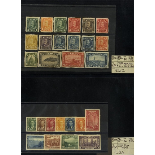 130 - EX DEALERS priced up mainly British Commonwealth material on black stock leaves, all items tagged wi... 