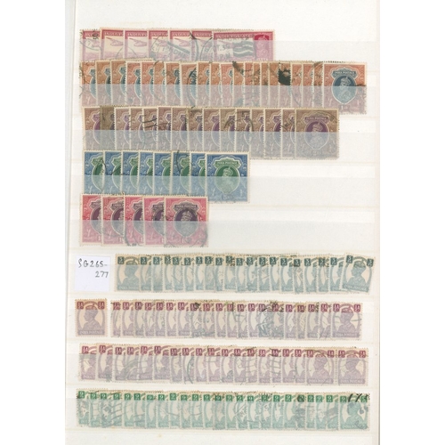 135 - INDIA & PAKISTAN (all periods) heavily duplicated, mainly U ranges in two stock books. (1000's)