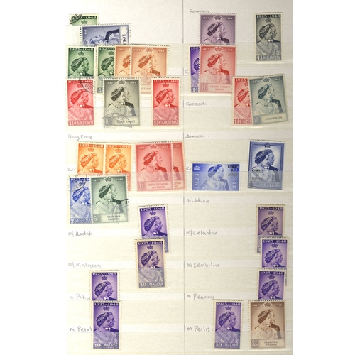 141 - KGVI ACCUMULATION in a stock book, M (some UM) & U sets with some minor duplication, incl. 1937 Coro... 