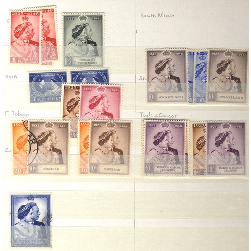 141 - KGVI ACCUMULATION in a stock book, M (some UM) & U sets with some minor duplication, incl. 1937 Coro... 