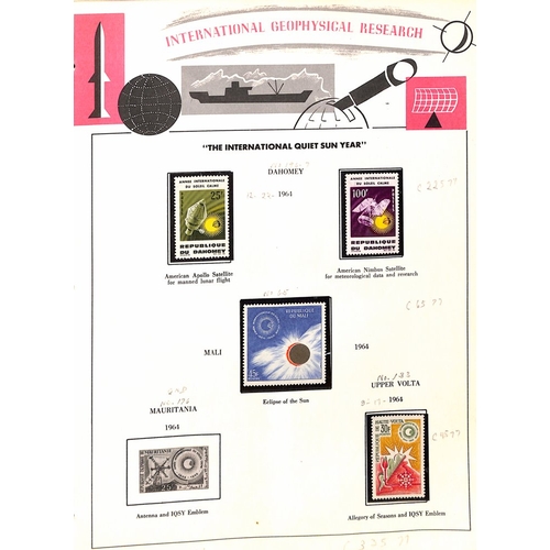 150 - INTERNATIONAL GEOPHYSICAL RESEARCH special album for issues from 1950's & 1960's, mainly UM incl. Pe... 