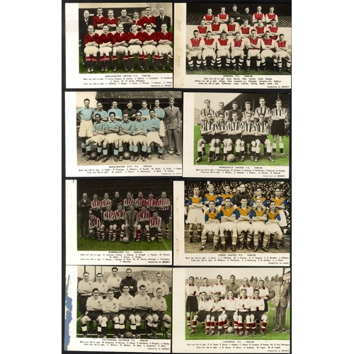 178 - FOOTBALL SPORT TEAM PICTURE BOOK British football team from 1949-50 season, attractive photographic ... 