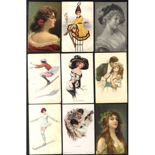 179 - GLAMOUR modern album of cards (125) in mixed condition.