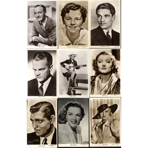 181 - HOLLYWOOD STARS, FILM, TV ENTERTAINERS etc. collection of 1000 cards housed in three modern albums, ... 