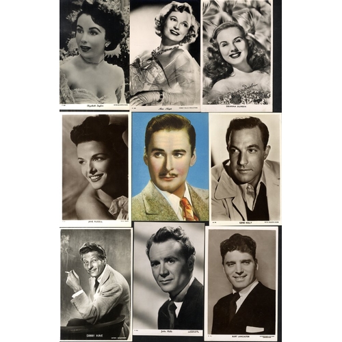 181 - HOLLYWOOD STARS, FILM, TV ENTERTAINERS etc. collection of 1000 cards housed in three modern albums, ... 