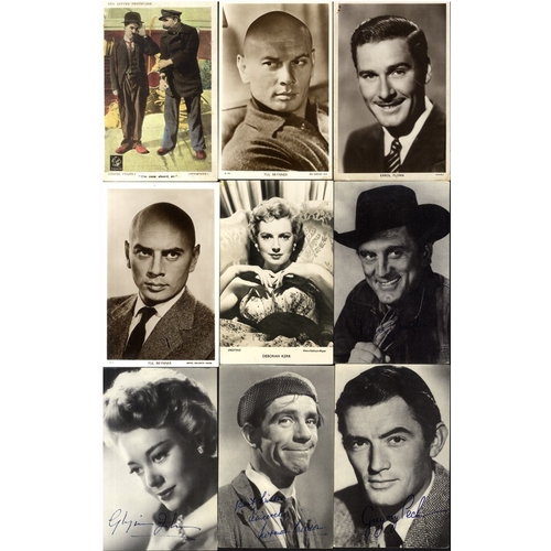 181 - HOLLYWOOD STARS, FILM, TV ENTERTAINERS etc. collection of 1000 cards housed in three modern albums, ... 