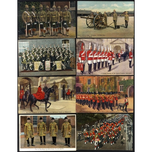 185 - MILITARY modern album of cards, mainly British Regiments incl. The Milton 'Army' Series, Taylors 'Or... 