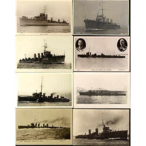 189 - SHIPPING - DESTROYERS album of 360 cards, the majority identified RP's incl. HMS Alarm, Archer, Bat,... 