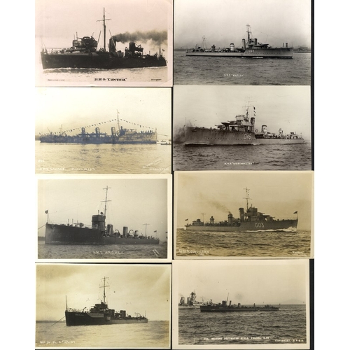 189 - SHIPPING - DESTROYERS album of 360 cards, the majority identified RP's incl. HMS Alarm, Archer, Bat,... 