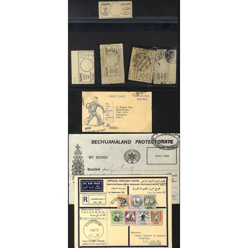 195 - BRITISH COMMONWEALTH 1880's-1990's postal history accumulation of covers from across the world. St H... 