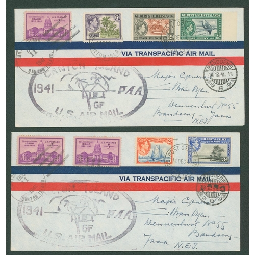 196 - BRITISH COMMONWEALTH (PACIFIC) 1908-47 range of covers from British Solomon Islands, Fiji (3), Gilbe... 