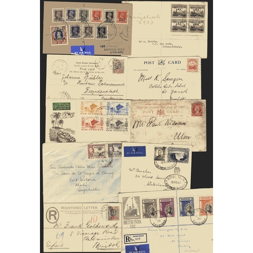 197 - BRITISH EMPIRE COVERS collection of 166 items with Omnibus issues incl. 1935 Jubilee, 1937 Coronatio... 