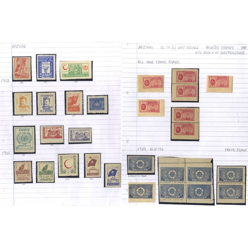 210 - 1878-1963 collection on pages with SG.93 U, then M & U from 1892, a small M study of the 1927 issue ... 