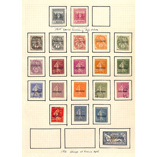 212 - FRENCH & SPANISH: 1928-78 mainly M, some UM, a few U, collection in a Senator medium album incl. Fre... 