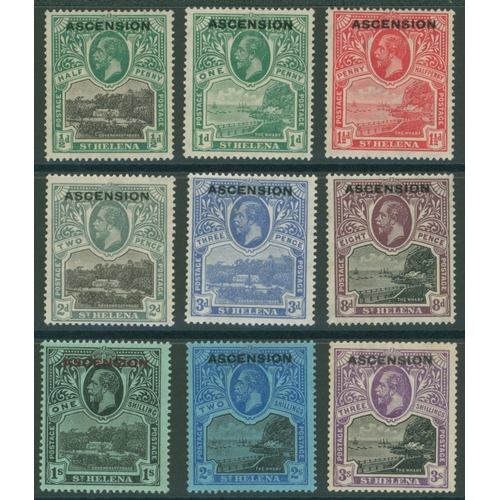 224 - 1922 Defin set M, SG.1/9, Cat. £325